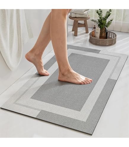 Amazon.com: chakme Bathroom Mat Rugs Large 59x24, Ultra Thin Magic